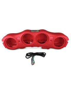 Jeep JL/JLU JT, 2024, Overhead Bar Enclosure 4 x 8" - Red