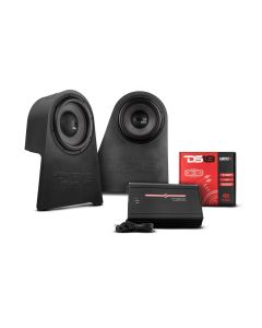 DS18 JK-SUB/LRCOMBO 12" Subwoofer Enclosure Complete Package for 07-18 Jeep Wrangler JK Unlimited 4-Door