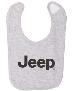 JEEP BABY BIB GREY