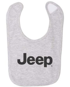 JEEP BABY BIB GREY