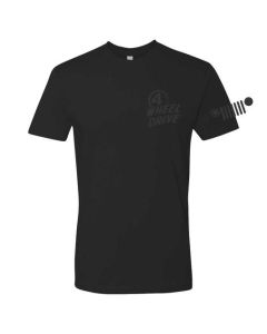 Jeep Merchandise  Mens Jeep Willys 4WD T-Shirt in Black 