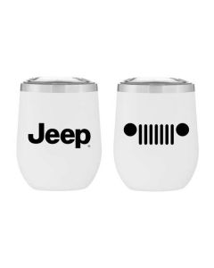 DSC JEEP WINE TUMBLER  WHITE MATTE