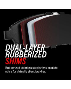 PowerStop   Z23 Evolution Sport Carbon-Fiber Brake Pads for 21-24 Jeep Wrangler JL &  20-24 Gladiator JT