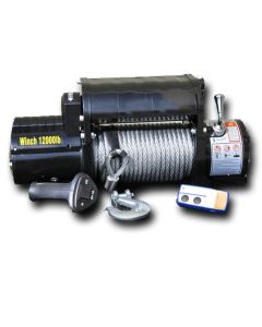 DV8 Offroad WB12SC 12,000lbs Winch with Steel Line 