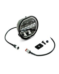 DV8 Offroad BE7RW108W-H 7" Halo Elite Round LED with Accent Halo 