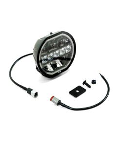 DV8 Offroad BE7RW108W-H 7" Halo Elite Round LED with Accent Halo
