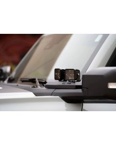 DV8 Offroad LBBR-02 A-Pillar Pod Light Mounts for 21-26 Ford Bronco