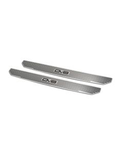 DV8 Offroad D-JL-180014-SIL2 Front Sill Plates with DV8 Logo  for 18-20 Jeep Wrangler JL & Gladiator JT