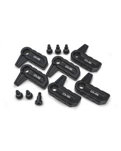 DV8 Offroad HTJL-H Hardtop Billet T-Handles for 18-20 Jeep Wrangler JL
