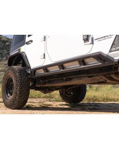 DV8 Offroad SRJK-07 Rock Sliders for 07-18 Jeep Wrangler JK Unlimited 4-Door