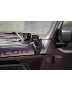 DV8 Offroad LBJL-04 A-Pillar Dual Pod Light Mounts for 18-26 Jeep Wrangler JL & Gladiator JT