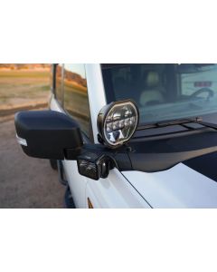 DV8 Offroad LBBR-08 A-Pillar Dual Light Pod Drop Mounts for 21-26 Ford Bronco