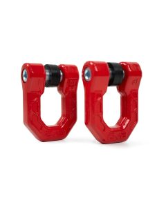 DV8 Elite Series D-Ring Shackles - Pair - Red