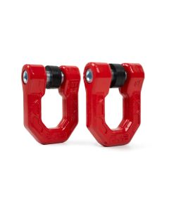 DV8 Elite Series D-Ring Shackles - Pair - Red