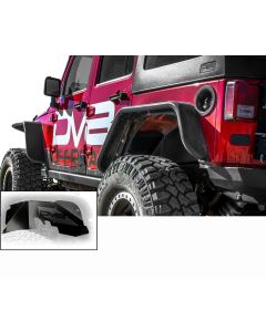 DV8 Offroad  Front/Rear Flat Tube Fender Kit and Front Inner Fenders for 07-18 Jeep Wrangler JK