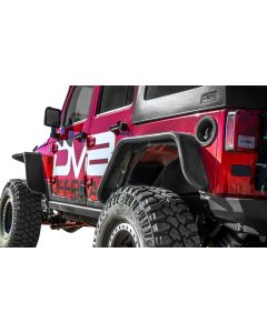 DV8 Offroad FENDB-02 Front and Rear Flat Tube Fender Kit for 07-18 Jeep Wrangler Unlimited JK