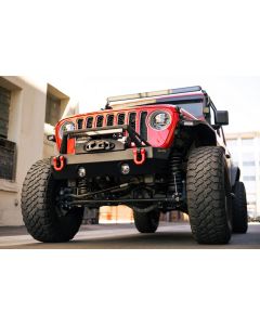 DV8 Offroad FBJL-06 FS-25 Front Stubby Bumper for 07-23 Jeep Wrangler JK, JL & Gladiator JT