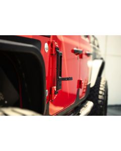 DV8 Offroad STJL-04 Hinge Mounted Steps for 07-23 Jeep Wrangler JK, JL & Gladiator JT