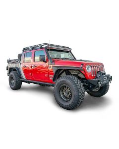 DV8 Offroad  Roof Rack For 07-18 Jeep Wrangler JKU, 18-21 Wrangler JL, 20-21 Gladiator JT