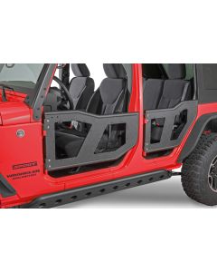 DV8 Offroad RDSTTB-01 Plated Rock Doors for 07-18 Jeep Wrangler Unlimited JK
