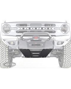 2021+ Bronco Black Ops Front Bumper Skid Plate (Black Powder Coated)