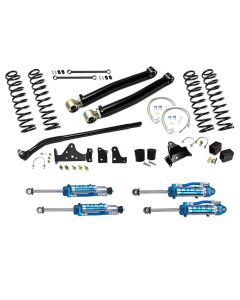 EVO Manufacturing  4" Enforcer Suspension System with Draglink Flip Kit for 07-18 Jeep Wrangler JK