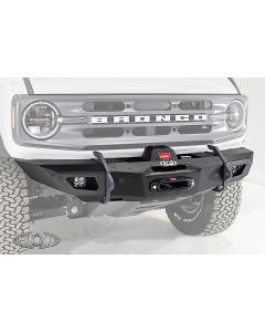 2021+ Bronco Black Ops Shorty Winch Front Bumper (Black Powder Coated)