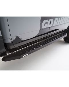 GO RHINO RB20 RUNNING BOARDS JT TEXT BL