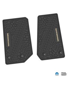 14-18 Jeep JK 2 Dr Front -Tire Tread/Scorched Earth Scene w/ Wrangler Insert - Black w/ Tan Insert