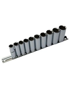 Eastwood 32172 10pc - 3/8 Inch Drive MM Deep Socket Set 
