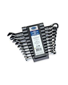 Eastwood 32061 10pc Ratcheting Wrench Set SAE Includes-1/4", 5/16", 11/32", 3/8", 7/16", 1/2", 9/16", 5/8", 11/16", 3/4
