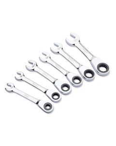 Eastwood 32483 6pc Stubby SAE Ratcheting Wrench 