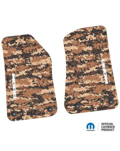 18-24 Jeep JL 2 Dr Front -Tire Tread/Scorched Earth Scene w/ MOAB Insert - Cyberflage w/ White Insert