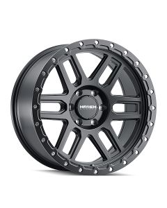 MAYHEM DELTA 8304 MATTE BLACK W/MATTE BLACK LIP 20X9 5-127 -12MM 78.1MM