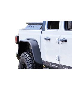 WARRIOR REAR TUBE FENDER FLARES JT BLACK POWDER COAT STEEL FINISH