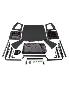 Rugged Ridge 13781.15 Complete Soft Top w/Frame for 76-95 Jeep CJ7 & Wrangler YJ with Half Steel Doors