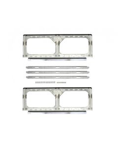 EVO Manufacturing EVO-3073  Bed Rack-Half Height for 20-22 Jeep Gladiator JT