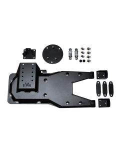 EVO Manufacturing  Pro Series Hinged Gate Tire Carrier for 07-18 Jeep Wrangler JK