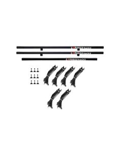 Exposed Racks  Crossbar Tent Roof Rack  for 07-18 Jeep Wrangler JK 2-Door with Factory Hardtop