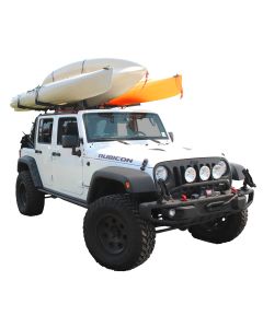 Exposed Racks  Under Soft Top Roof Rack for 07-18 Jeep Wrangler Unlimited JK 4-Door