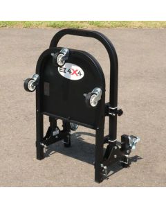 1921 0082 - Door Holder  (2) dr  Aluminum  Rolling cart    BLACK