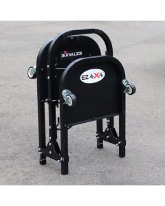 1921 0084 - Door Holder  (4) dr  Aluminum  Rolling cart    BLACK