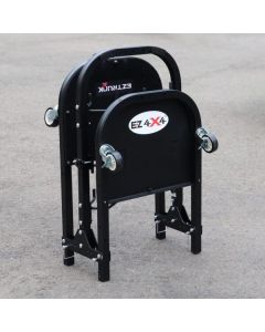 1921 0084 - Door Holder  (4) dr  Aluminum  Rolling cart    BLACK