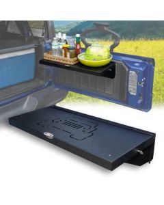 EZ 4X4  Aluminum Folding Tailgate Table for 07-24 Jeep Wrangler JK & JL