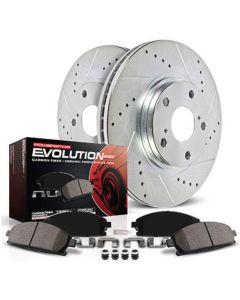 PowerStop  Z23 Evolution Sport Performance 1-Click Brake Kit  for 18-24 Jeep Wrangler JL Sport, Sport S, & Moab