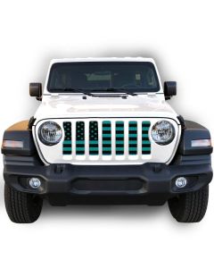 UTS JK BLK/LITE BLUE GRILLE INSERT