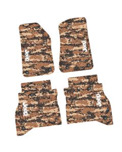 20-24 Jeep Gladiator Front and RearTire Tread/Scorched Earth Scene w/ JEEP Insert - Cyberflage w/ White Insert