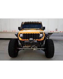 Attica 4x4 CHATT0771-H6-GBC-SQ Apex Series Headlights for 18-24 Jeep Wrangler JL & Gladiator JT