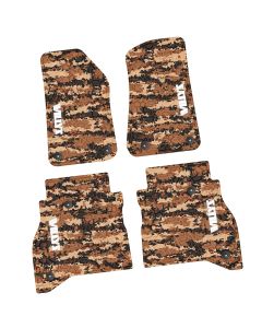 20-24 Jeep Gladiator Front and RearTire Tread/Scorched Earth Scene w/ Willys Insert - Cyberflage w/ White Insert