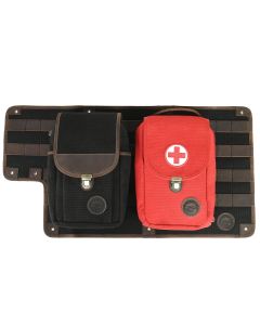 Overland Outfitters  Tailgate Panel with Bags & First Aid Bag  for 87-06 jeep Wrangler YJ & TJ